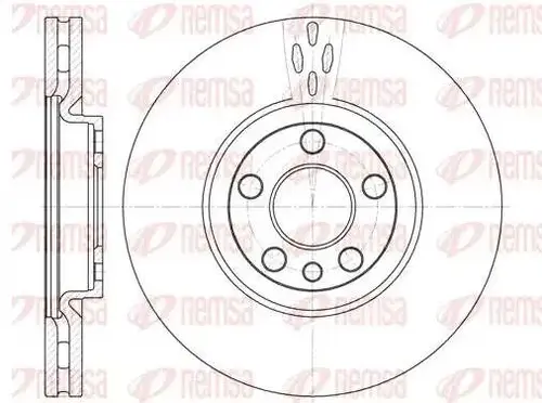 Тормозные колодки дисковые REMSA 052 20