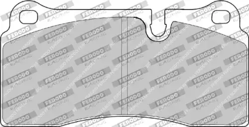 Тормозные колодки дисковые FERODO FDS1281