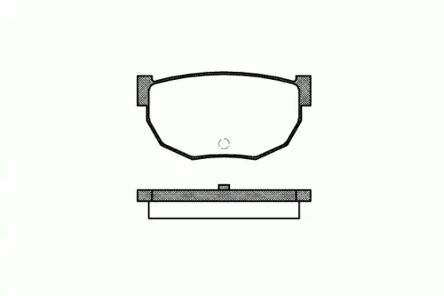 Тормозные колодки дисковые REMSA 0151.10