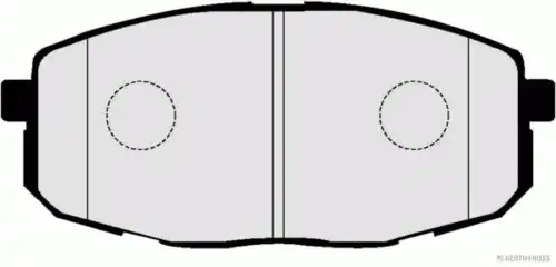 Тормозные колодки дисковые HERTH+BUSS J3600330