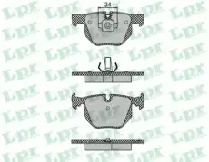 Тормозные колодки дисковые LPR 05P1477