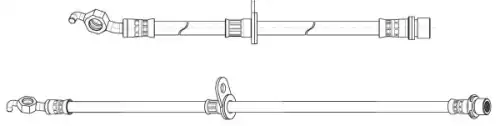 Тормозной шланг \TOYOTA 514599 CEF