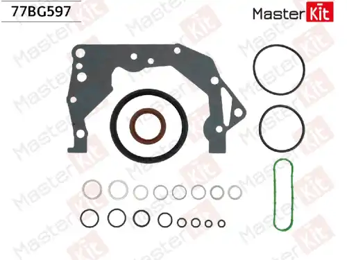 Комплект прокладок двигателя MASTERKIT 77BG597