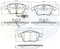 Тормозные колодки дисковые COMLINE CBP11591
