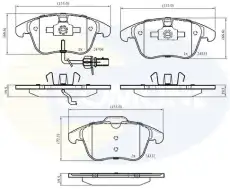 Тормозные колодки дисковые COMLINE CBP11591