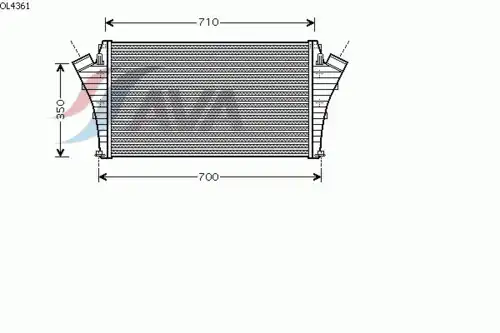 Интеркулер AVA OL4361