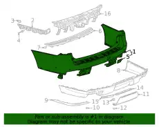 F-FASCIA 86533656 GM