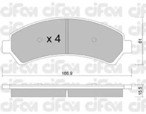 Рулевая тяга CIFAM 822-721-0