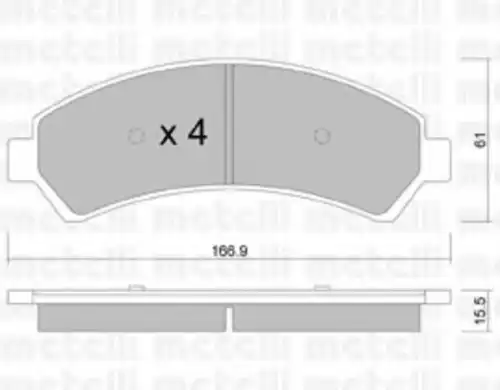 Рулевая тяга METELLI 22-0721-0