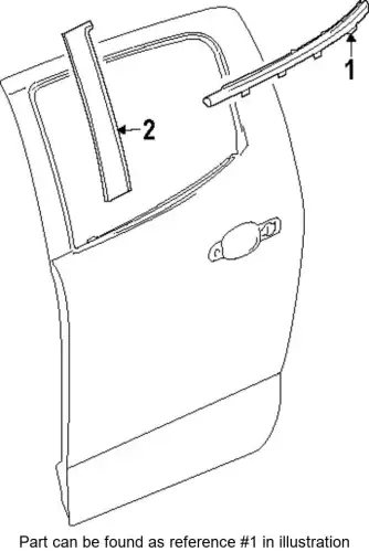 F-MOLDING 86553475 GM