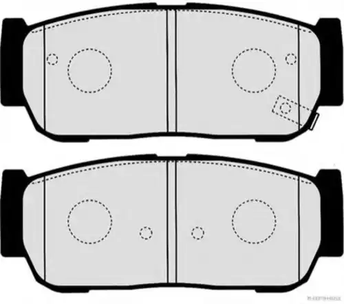 Тормозные колодки дисковые HERTH+BUSS J3610403