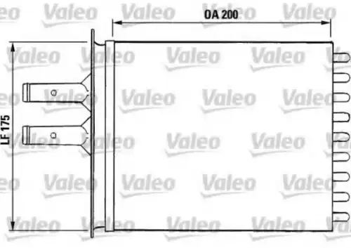 Радиатор печки VALEO 812081