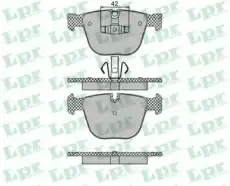 Тормозные колодки дисковые LPR 05P1473