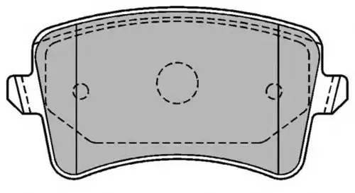 колодки дисковые з. Audi ADB01709 COMLINE
