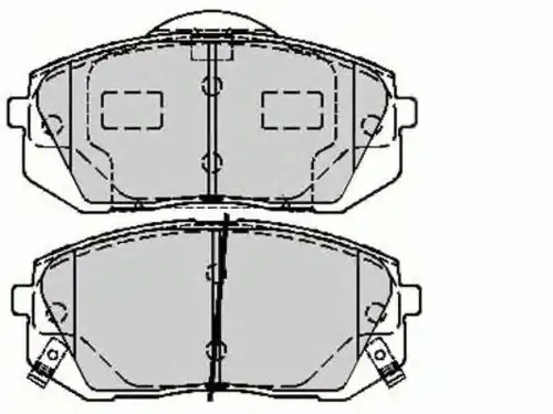 Тормозные колодки дисковые COMLINE CBP31768