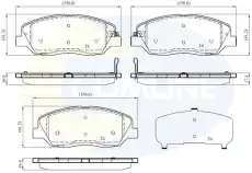 Тормозные колодки дисковые COMLINE CBP31676