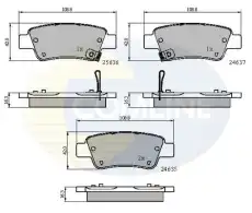 Тормозные колодки дисковые COMLINE CBP31674
