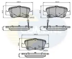 Тормозные колодки дисковые COMLINE CBP31572
