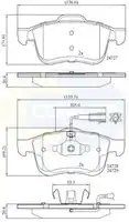 Тормозные колодки дисковые COMLINE CBP12032