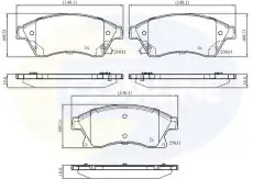 Тормозные колодки дисковые COMLINE CBP32038