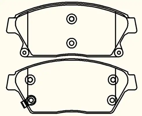колодки дисковые торм. перед. Opel ADB32037 COMLINE