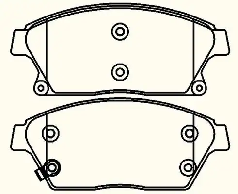Тормозные колодки дисковые передняя ось COMLINE CBP32037