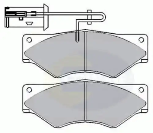 колодки дисковые IVEC CBP9020 COMLINE