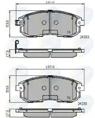 Тормозные колодки дисковые COMLINE CBP32025