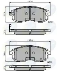 Тормозные колодки дисковые COMLINE CBP32025