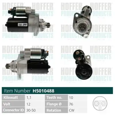 Стартер HOFFER H5010488