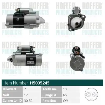 Стартер HOFFER H5035245