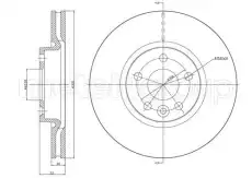 Тормозной диск METELLI 23-0896C вентилируемый , передняя ось