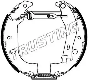 шланг тормозной перед. и задн. Ford 6159 TRUSTING