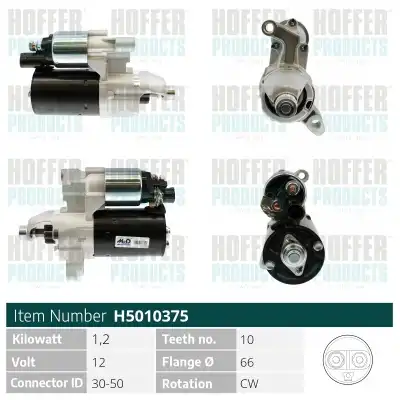 Стартер HOFFER H5010375