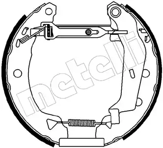 шланг тормозной задн. Ren 51-0157 METELLI