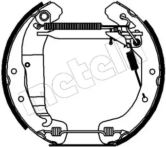 шланг тормозной задн. Opel 51-0177 METELLI