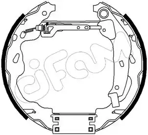 шланг тормозной задн. Opel 151-182 CIFAM