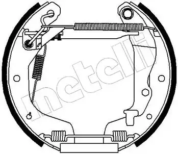 шланг тормозной перед. лев. Peug 51-0196 METELLI