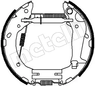 шланг тормозной перед. Ren 51-0215 METELLI