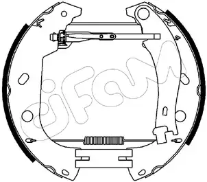 шланг тормозной перед. Ren 151-216 CIFAM