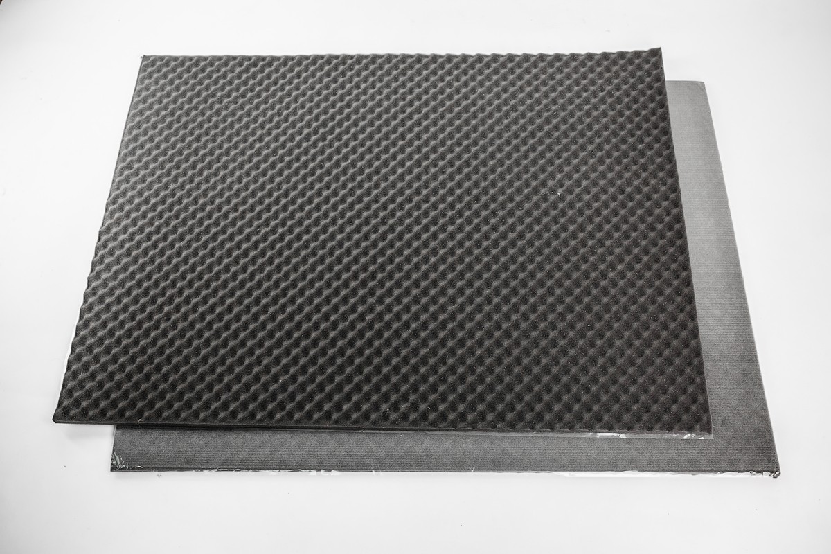 Уплотнительный шумопоглощающий самоклеящийся материал PRACTIK Flex А15 (1 лист, размер листа 75см. x