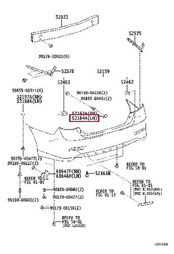 ЗАГЛУШКА 5216433902 TOYOTA / LEXUS
