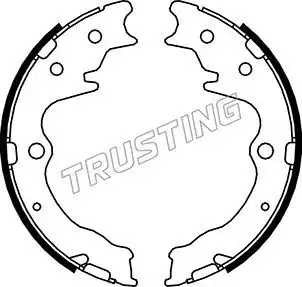 К-т бараб. тормоз. колодок 049.163 TRUSTING