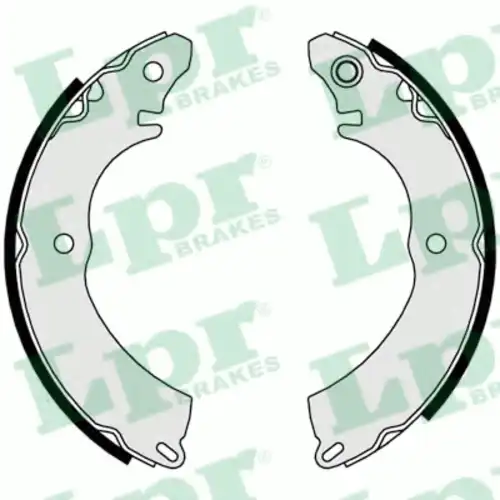 Тормозные колодки барабанные LPR 01028