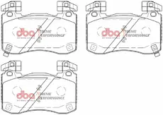 Тормозные колодки дисковые DBA DB15003XP