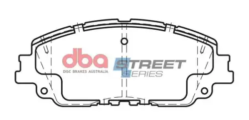 Тормозные колодки дисковые DBA DB2449SS