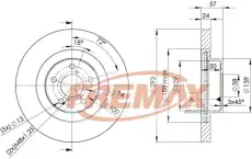 Тормозной диск FREMAX BD-4702 вентилируемый ,