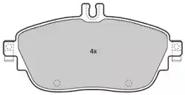 Тормозные колодки дисковые FREMAX FBP-1880
