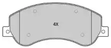 Тормозные колодки дисковые FREMAX FBP-1909