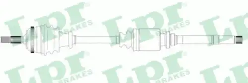 привод левый Peug DS16182 LPR